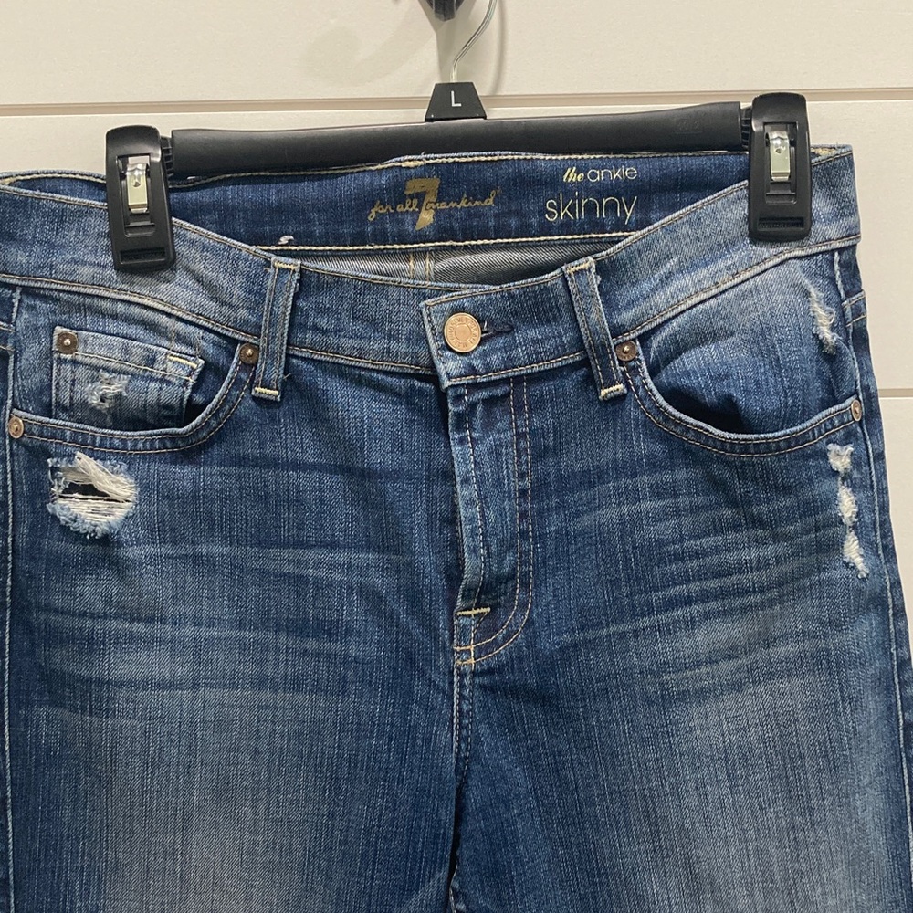 7 For All Mankind Ankle Skinny Jeans